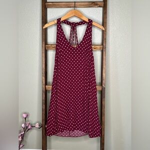 American Eagle Outfitters Red Halter Sundress Sleeveless